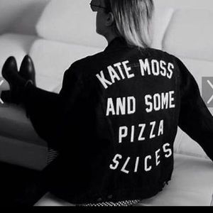 Reformation x Levi Kate Moss and Pizza Slices Jean Jacket